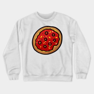 Pizza Doodle Crewneck Sweatshirt